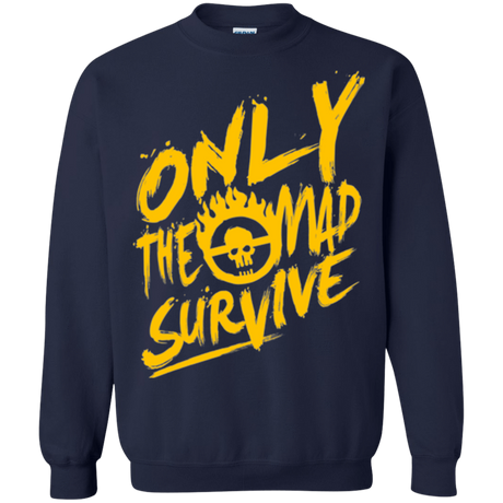 Sweatshirts Navy / Small Only The Mad Yellow Crewneck Sweatshirt