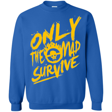 Sweatshirts Royal / Small Only The Mad Yellow Crewneck Sweatshirt