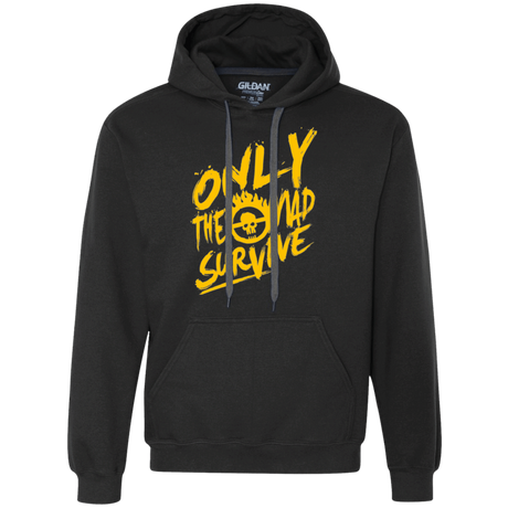 Sweatshirts Black / Small Only The Mad Yellow Premium Fleece Hoodie