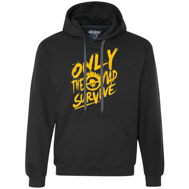 Sweatshirts Black / Small Only The Mad Yellow Premium Fleece Hoodie