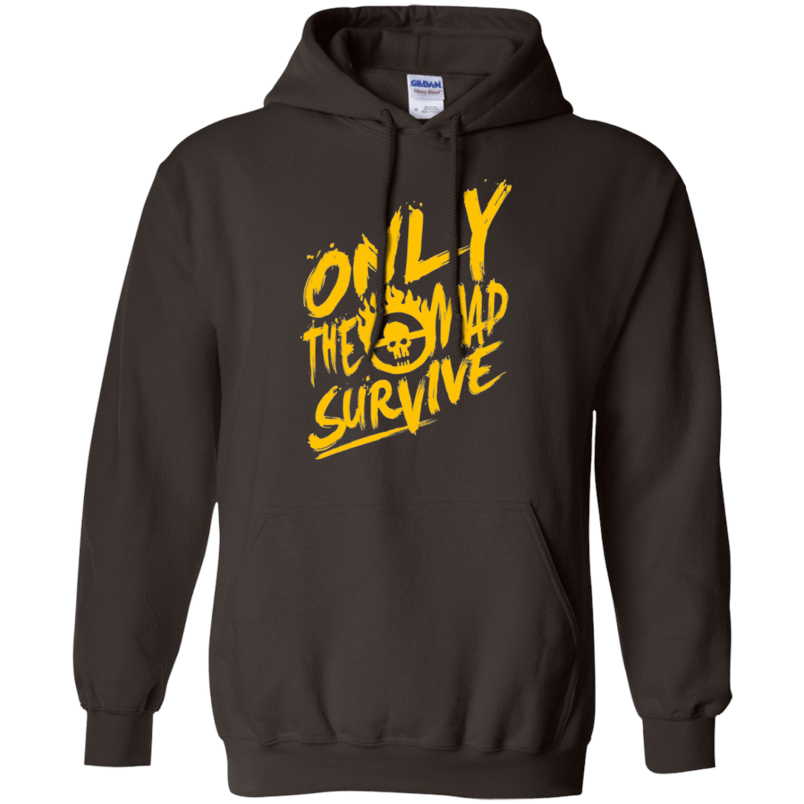 Sweatshirts Dark Chocolate / Small Only The Mad Yellow Pullover Hoodie