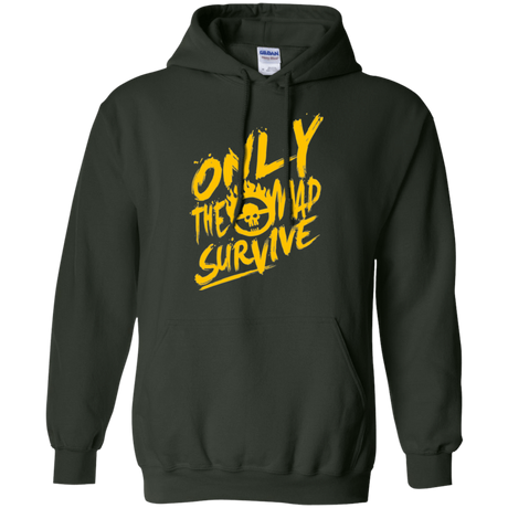 Sweatshirts Forest Green / Small Only The Mad Yellow Pullover Hoodie