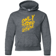 Sweatshirts Dark Heather / YS Only The Mad Yellow Youth Hoodie