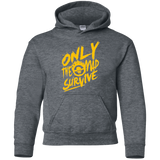 Sweatshirts Dark Heather / YS Only The Mad Yellow Youth Hoodie