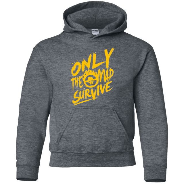 Sweatshirts Dark Heather / YS Only The Mad Yellow Youth Hoodie