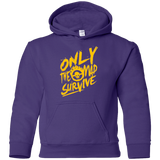 Sweatshirts Purple / YS Only The Mad Yellow Youth Hoodie