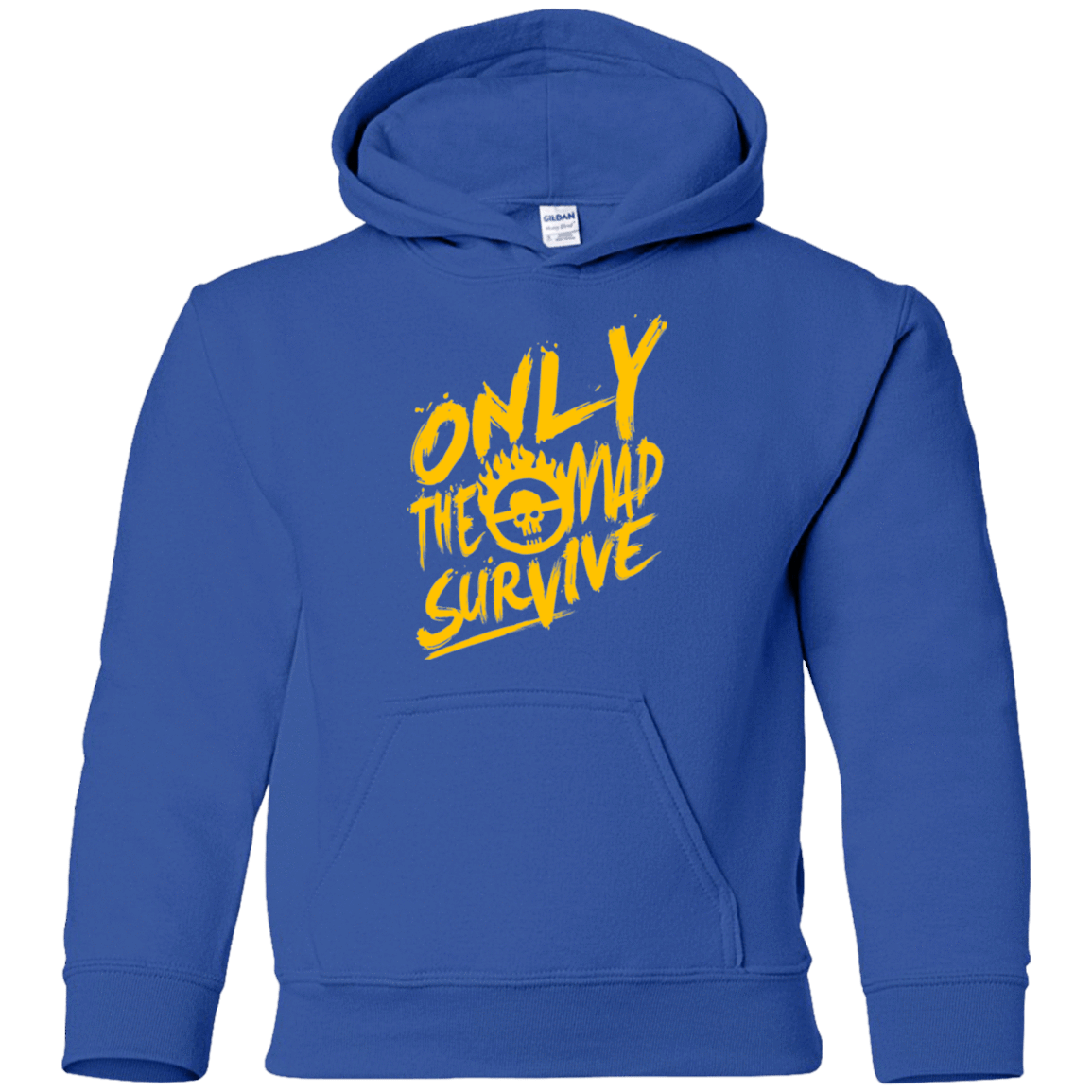 Sweatshirts Royal / YS Only The Mad Yellow Youth Hoodie