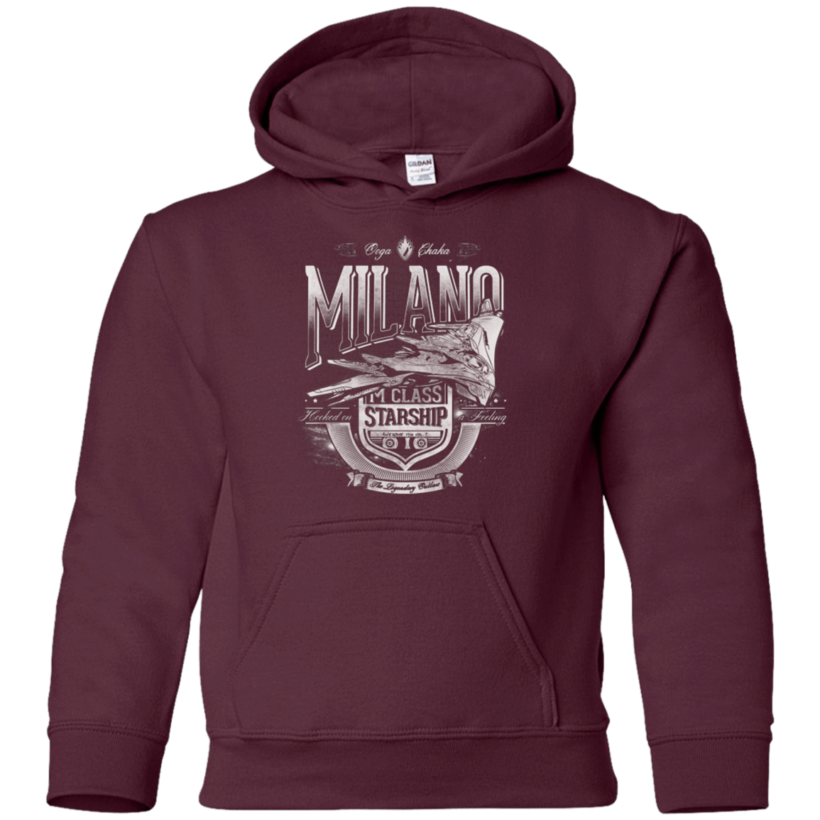 Sweatshirts Maroon / YS Ooga Chaka Youth Hoodie