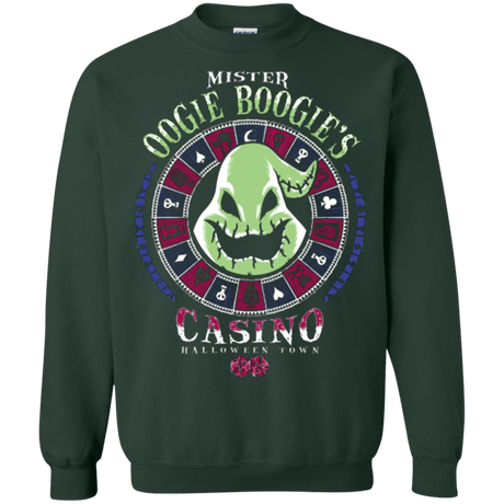 Sweatshirts Forest Green / Small Oogies Casino Crewneck Sweatshirt