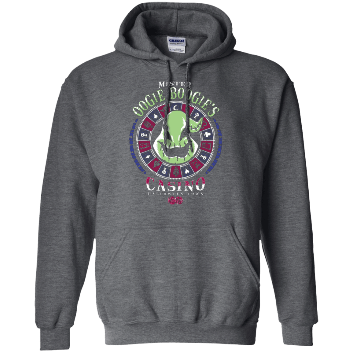 Sweatshirts Dark Heather / Small Oogies Casino Pullover Hoodie