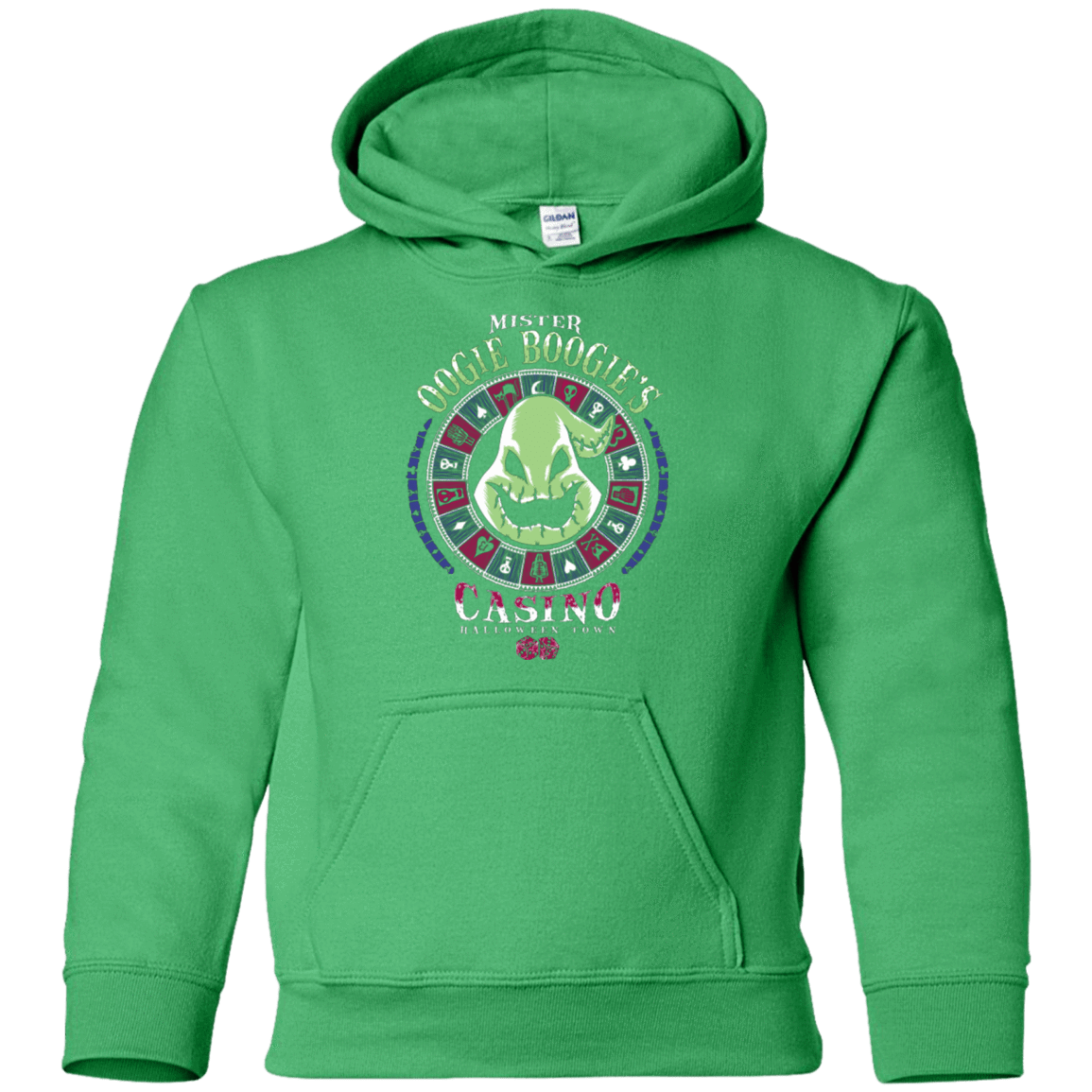 Sweatshirts Irish Green / YS Oogies Casino Youth Hoodie