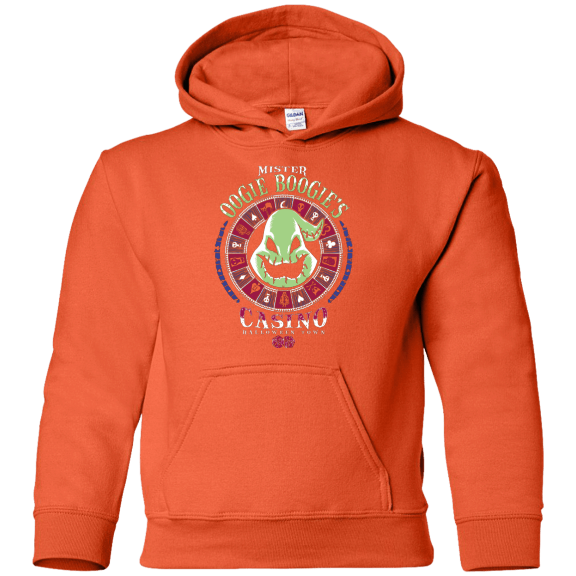 Sweatshirts Orange / YS Oogies Casino Youth Hoodie