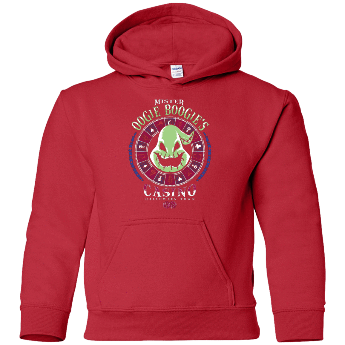 Sweatshirts Red / YS Oogies Casino Youth Hoodie