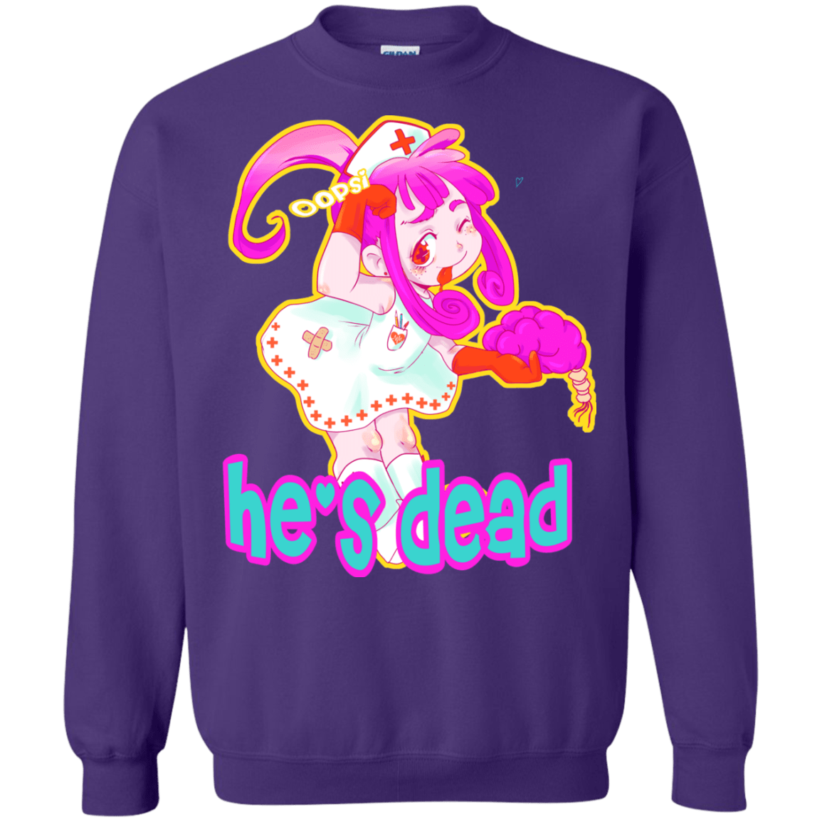 Sweatshirts Purple / S Oopsi Crewneck Sweatshirt
