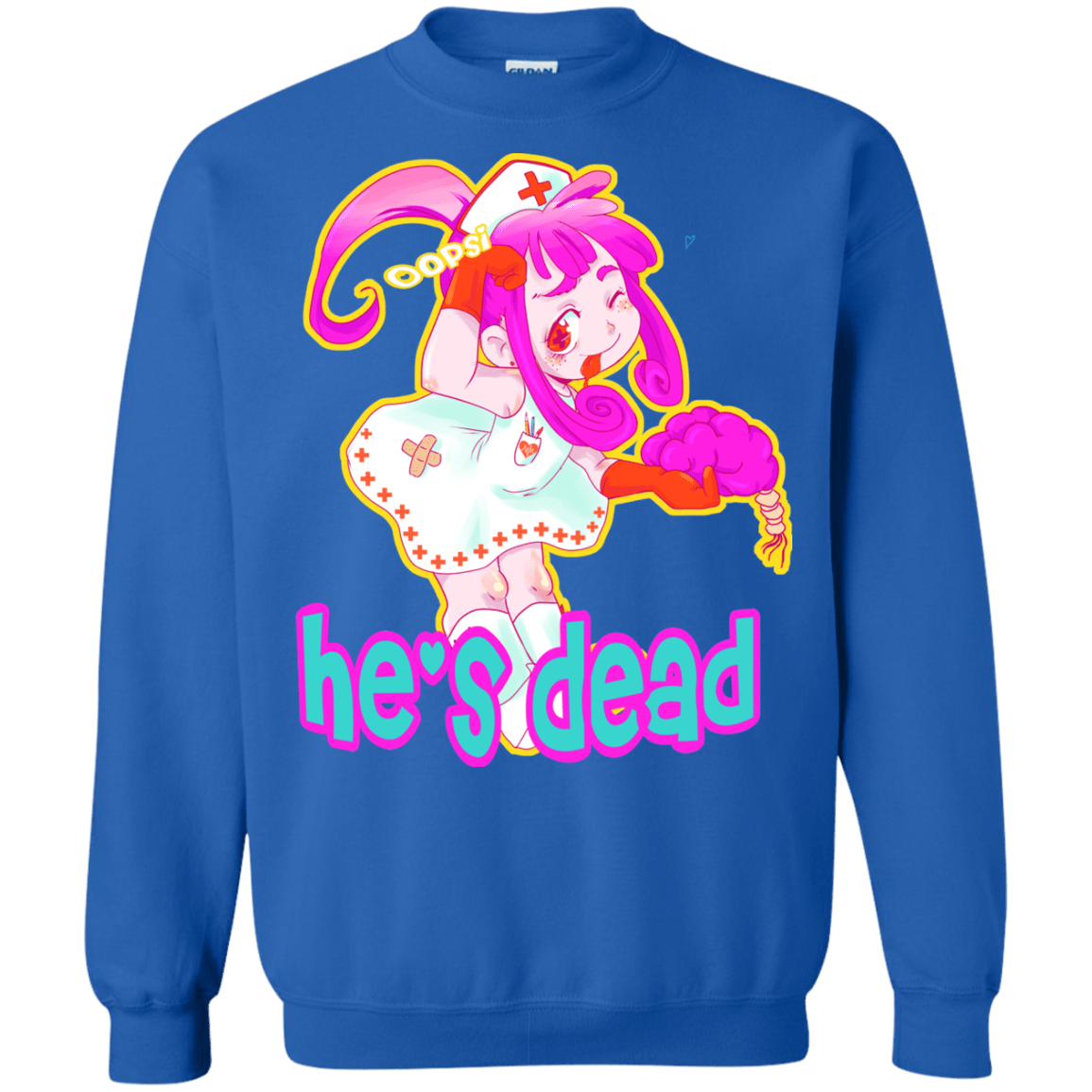 Sweatshirts Royal / S Oopsi Crewneck Sweatshirt