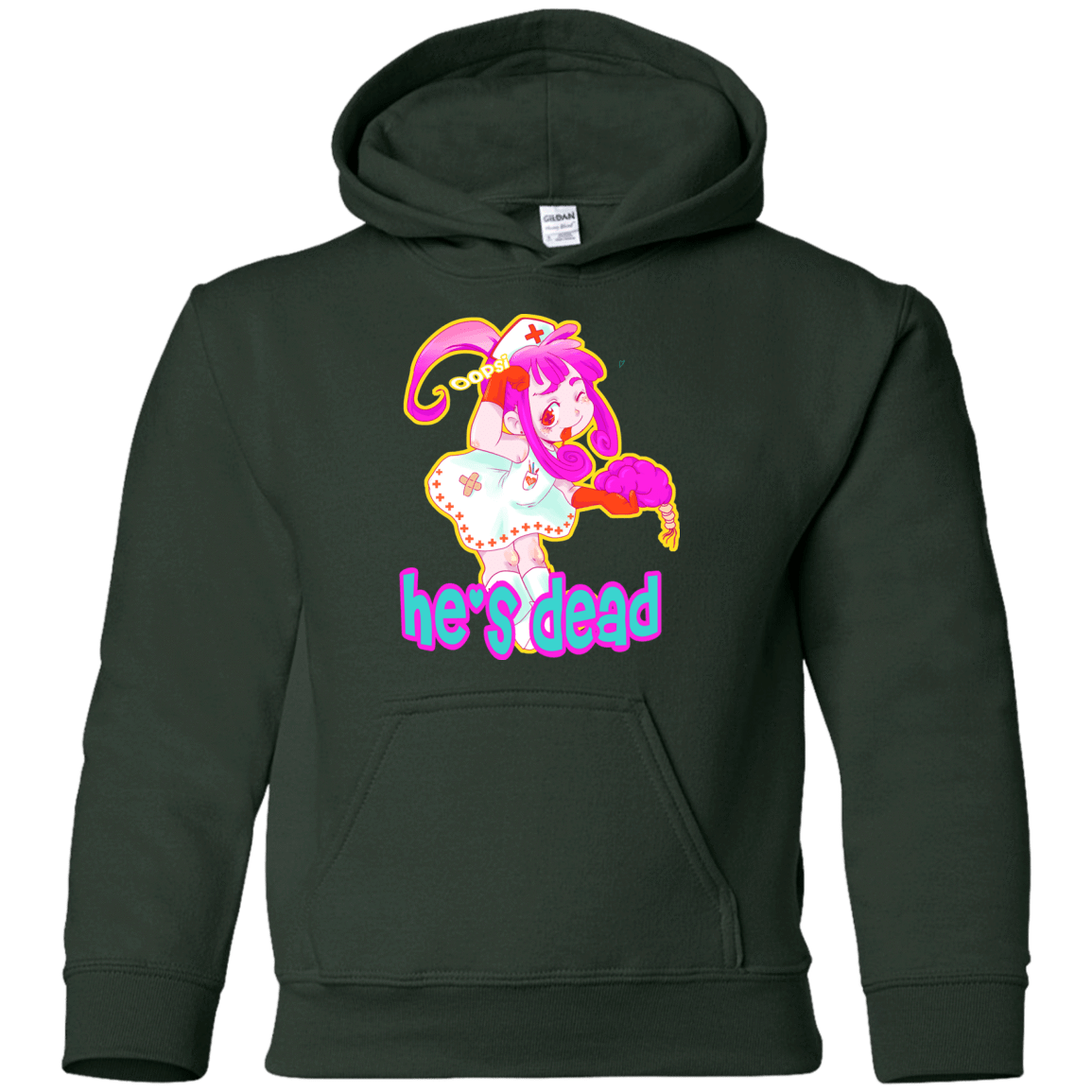 Sweatshirts Forest Green / YS Oopsi Youth Hoodie