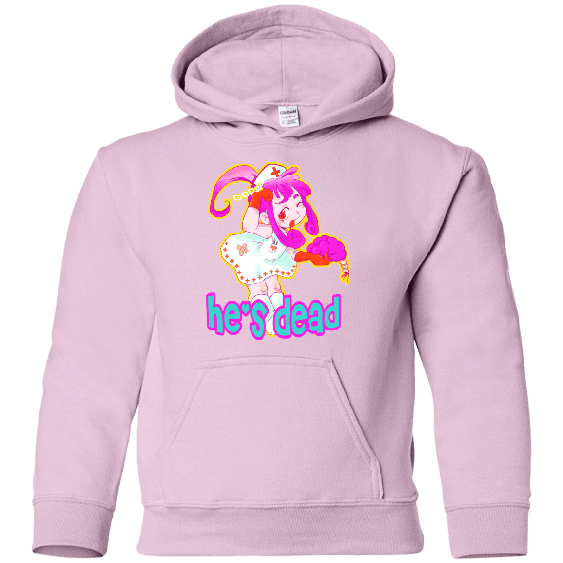 Sweatshirts Light Pink / YS Oopsi Youth Hoodie