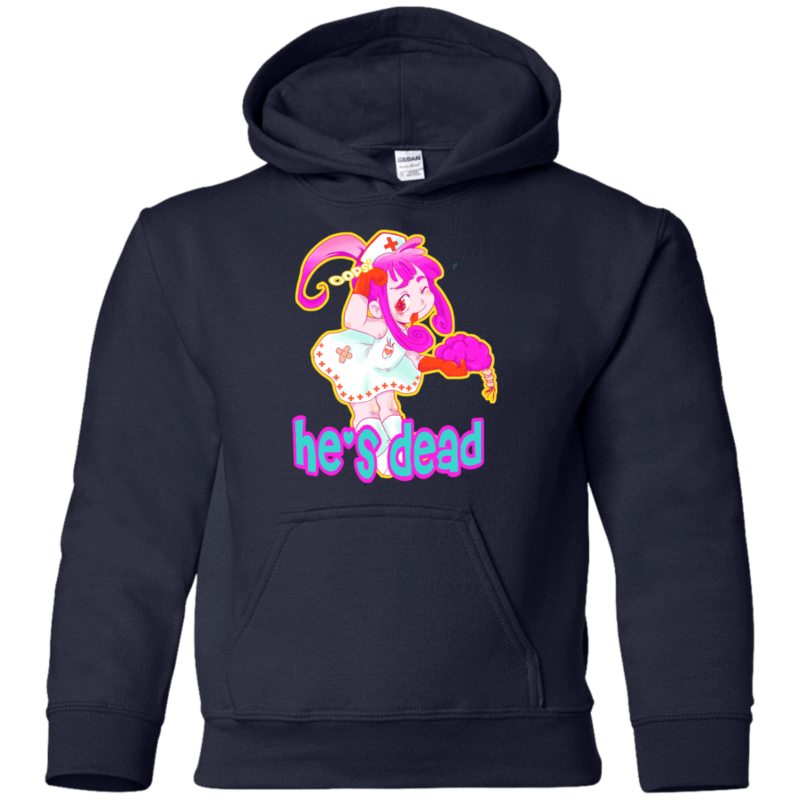 Sweatshirts Navy / YS Oopsi Youth Hoodie