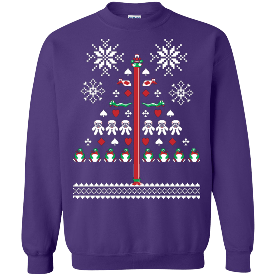 Sweatshirts Purple / Small Operation Christmas Cod Crewneck Sweatshirt