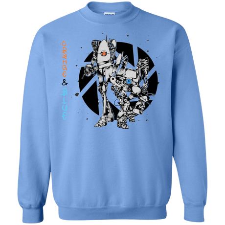 Sweatshirts Carolina Blue / S Orange and Blue Crewneck Sweatshirt