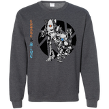 Sweatshirts Dark Heather / S Orange and Blue Crewneck Sweatshirt