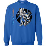 Sweatshirts Royal / S Orange and Blue Crewneck Sweatshirt