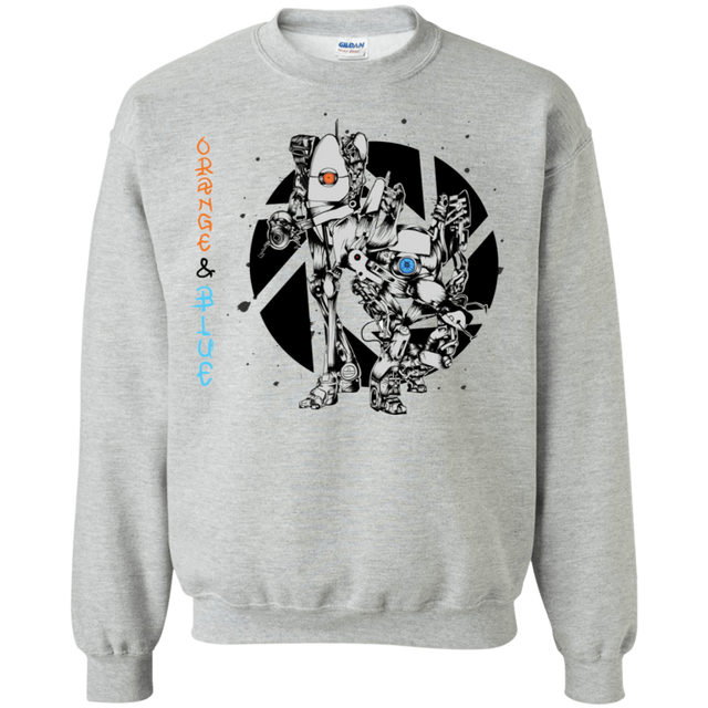 Sweatshirts Sport Grey / S Orange and Blue Crewneck Sweatshirt