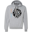 Sweatshirts Sport Grey / 2XL Orange and Blue Premium Fleece Hoodie