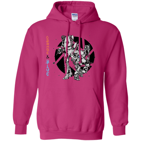 Sweatshirts Heliconia / S Orange and Blue Pullover Hoodie