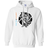 Sweatshirts White / S Orange and Blue Pullover Hoodie