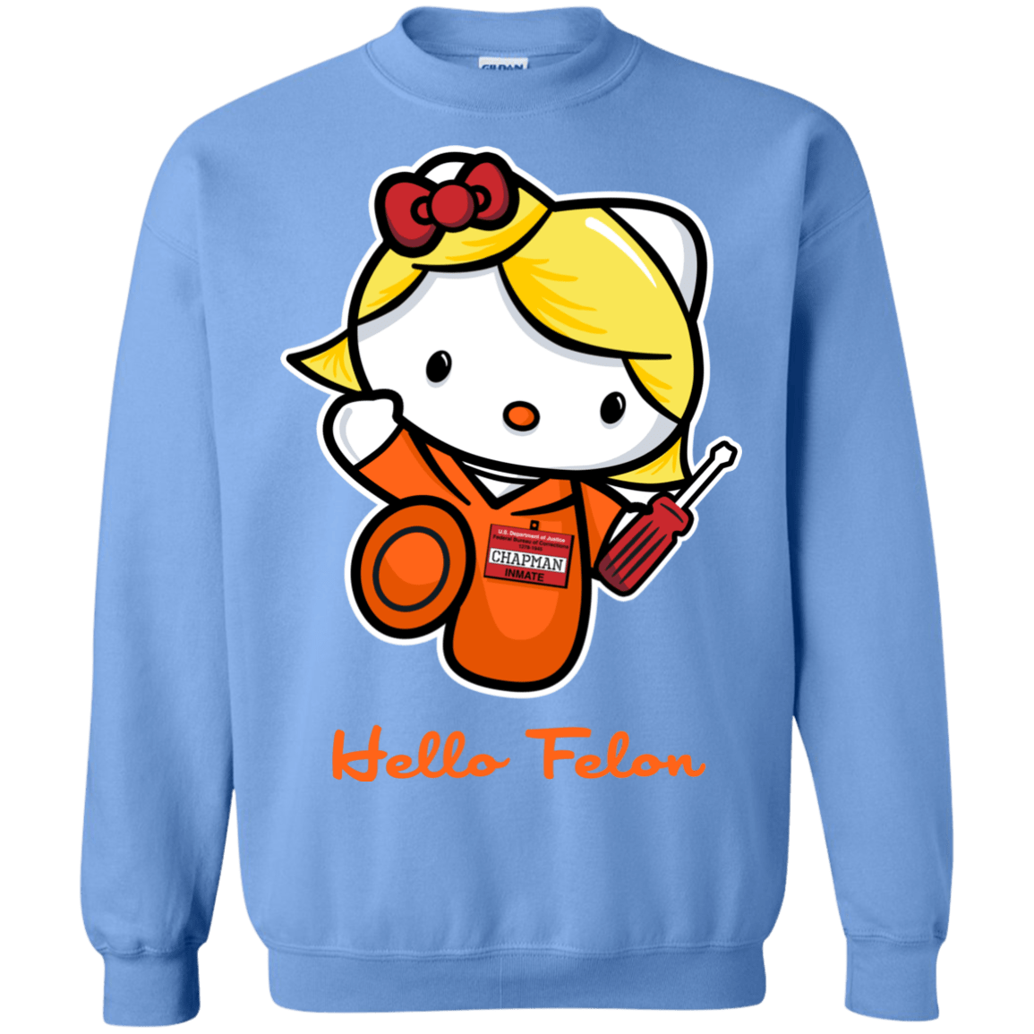 Orange is the New Cat Crewneck Sweatshirt