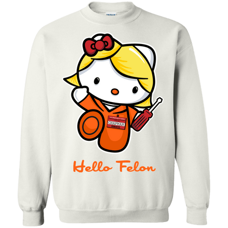 Sweatshirts White / Small Orange is the New Cat Crewneck Sweatshirt