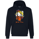 Sweatshirts Navy / Small Orange is the New Cat Premium Fleece Hoodie