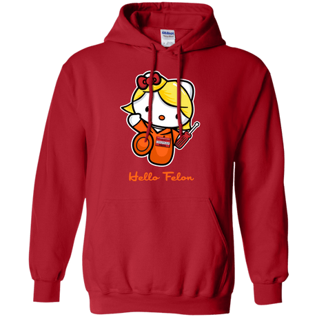 Sweatshirts Red / Small Orange is the New Cat Pullover Hoodie