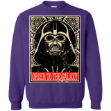 Sweatshirts Purple / S Order to the galaxy Crewneck Sweatshirt
