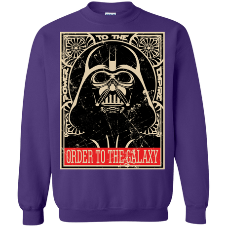 Sweatshirts Purple / S Order to the galaxy Crewneck Sweatshirt