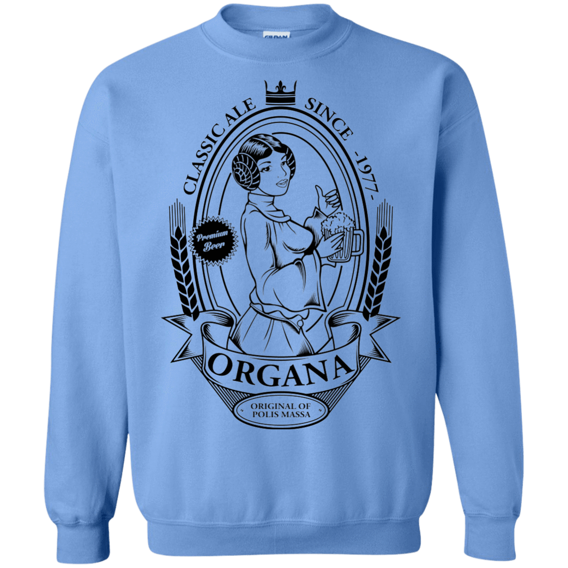 Sweatshirts Carolina Blue / S Organa Ale Crewneck Sweatshirt