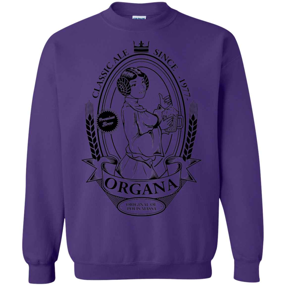 Sweatshirts Purple / S Organa Ale Crewneck Sweatshirt