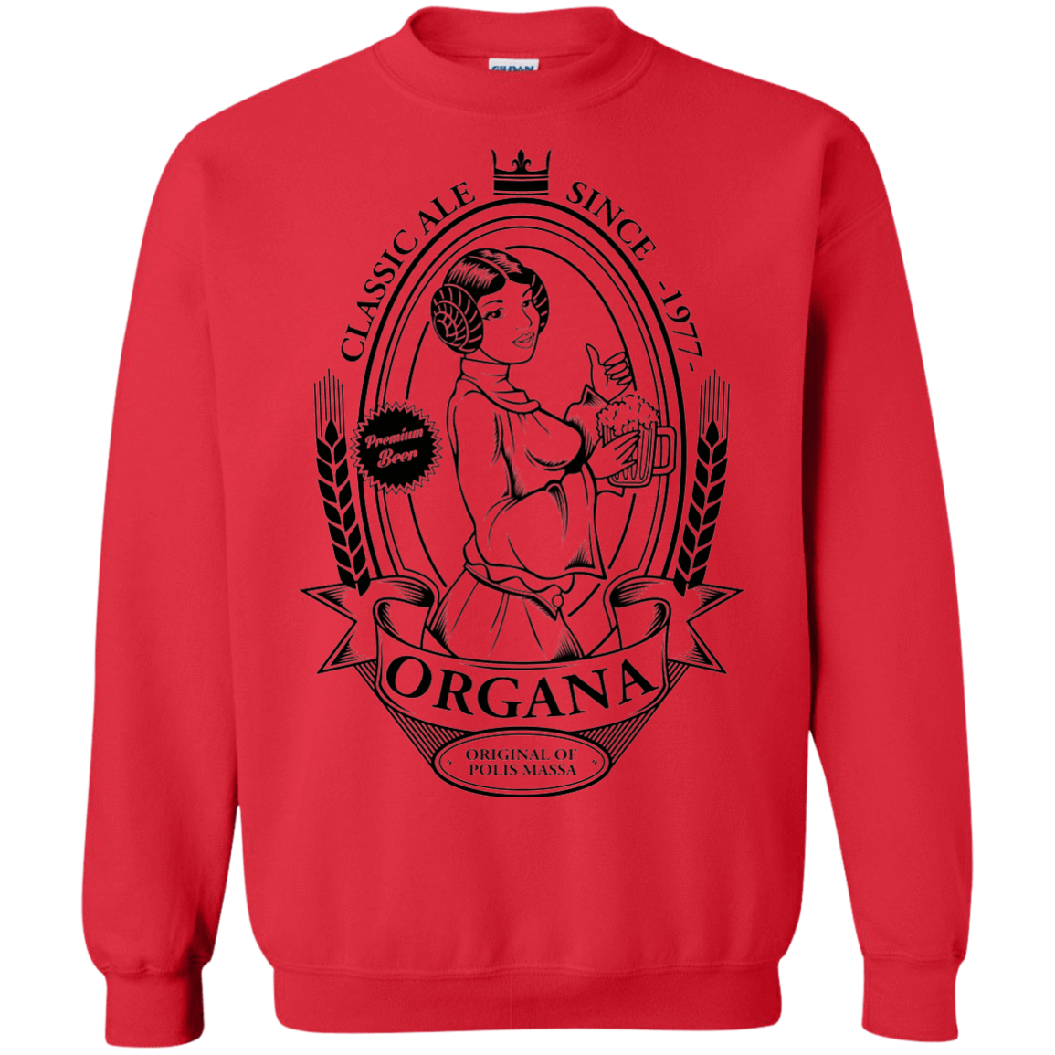 Sweatshirts Red / S Organa Ale Crewneck Sweatshirt