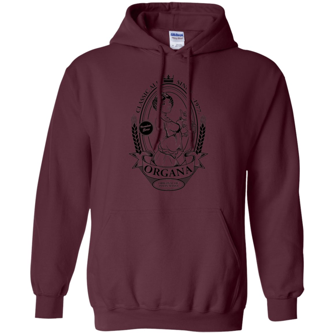 Sweatshirts Maroon / S Organa Ale Pullover Hoodie