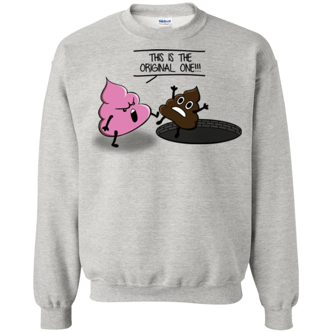 Sweatshirts Ash / Small Original one Crewneck Sweatshirt