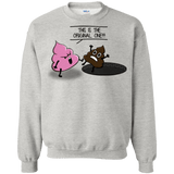 Sweatshirts Ash / Small Original one Crewneck Sweatshirt