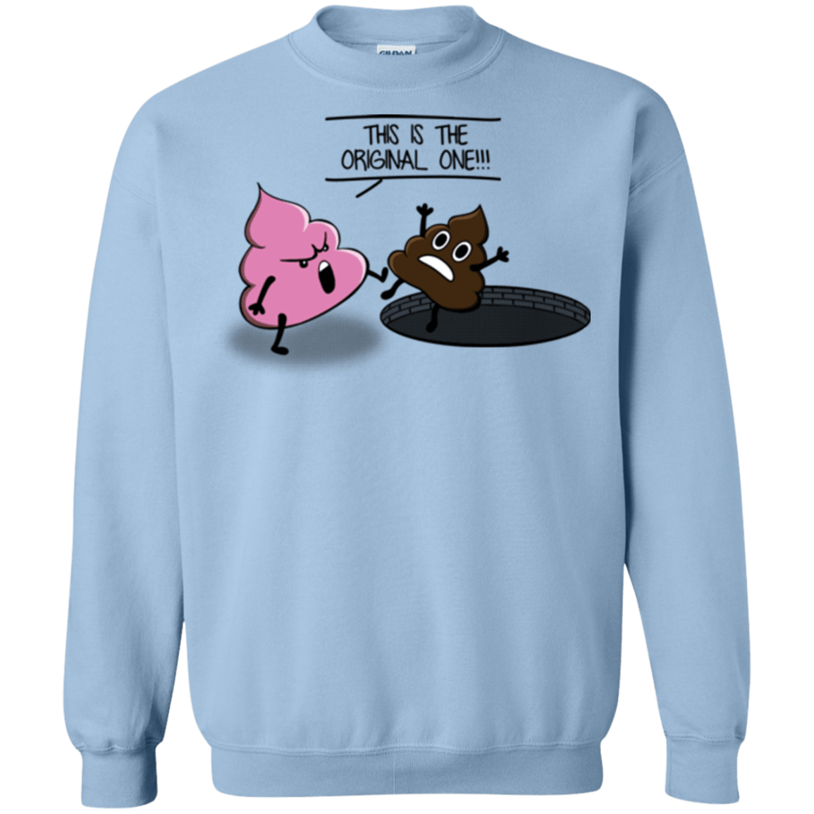 Sweatshirts Light Blue / Small Original one Crewneck Sweatshirt