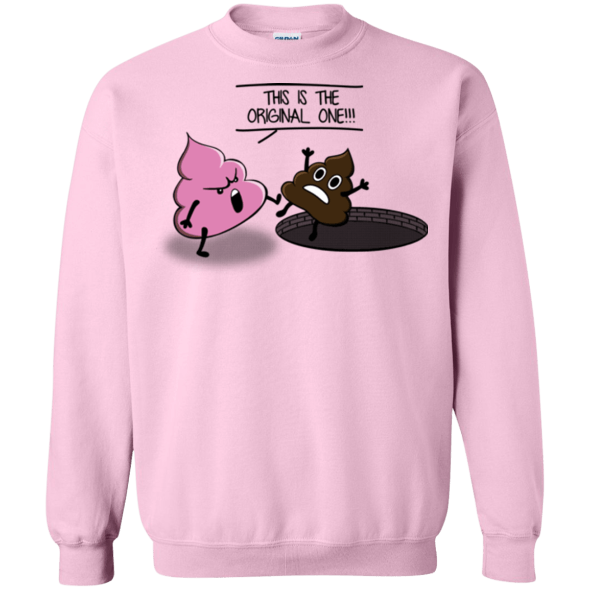 Sweatshirts Light Pink / Small Original one Crewneck Sweatshirt