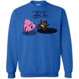 Sweatshirts Royal / Small Original one Crewneck Sweatshirt