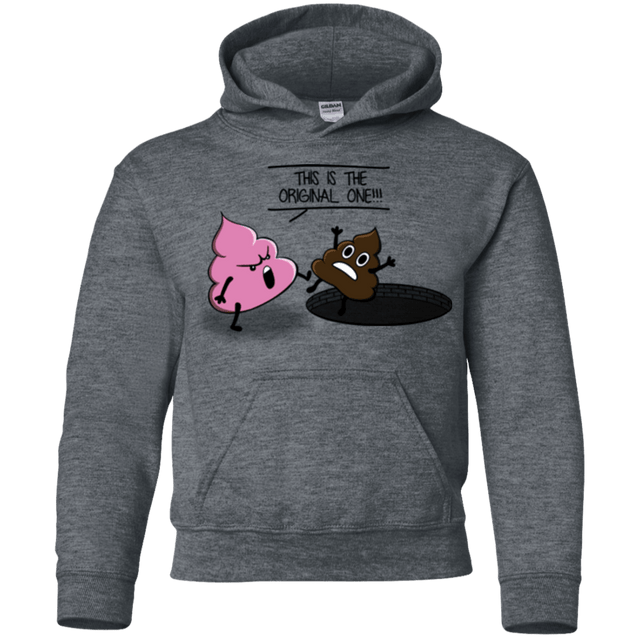 Sweatshirts Dark Heather / YS Original one Youth Hoodie