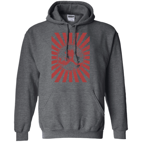 Sweatshirts Dark Heather / Small Otaku Flag Pullover Hoodie