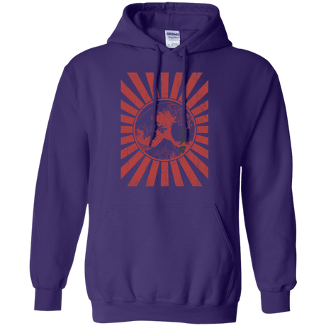 Sweatshirts Purple / Small Otaku Flag Pullover Hoodie