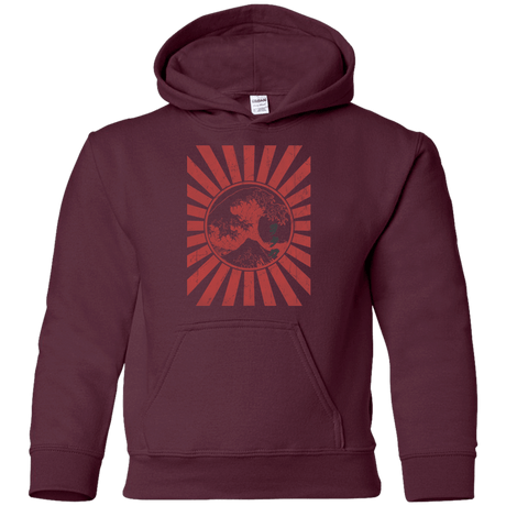 Sweatshirts Maroon / YS Otaku Flag Youth Hoodie
