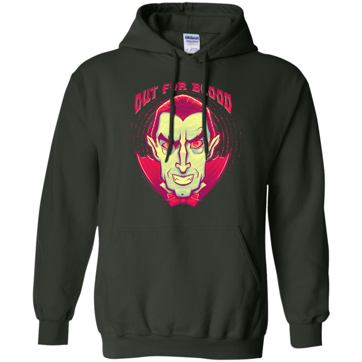 Sweatshirts Forest Green / Small OUT FOR BLOOD Pullover Hoodie